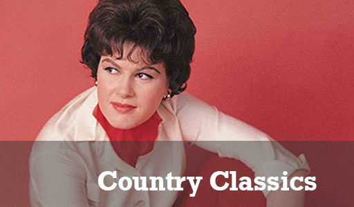 Classic country artists on this Brandi Music for Business Channel, such as Patsy Cline.